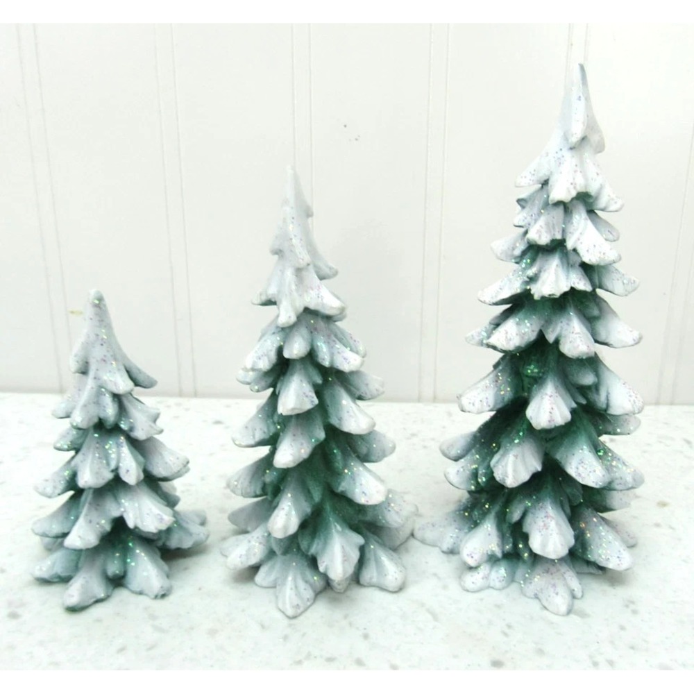 DEPT‎ 56 VILLAGE ACCESSORIES VILLAGE WINTERGREEN PINES - SET OF 3